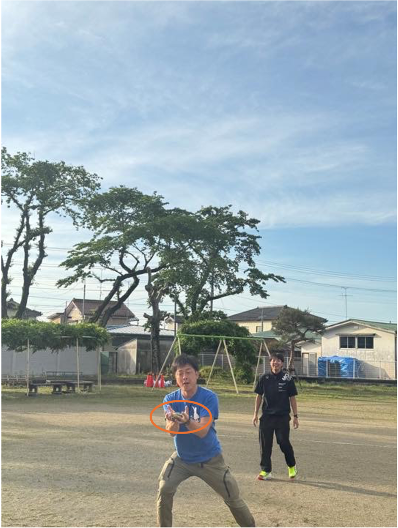 キャッチャの瞬間